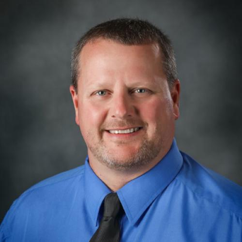 Headshot photograph of Chad Downs, R.T.(R)(ARRT), Manager of Imaging