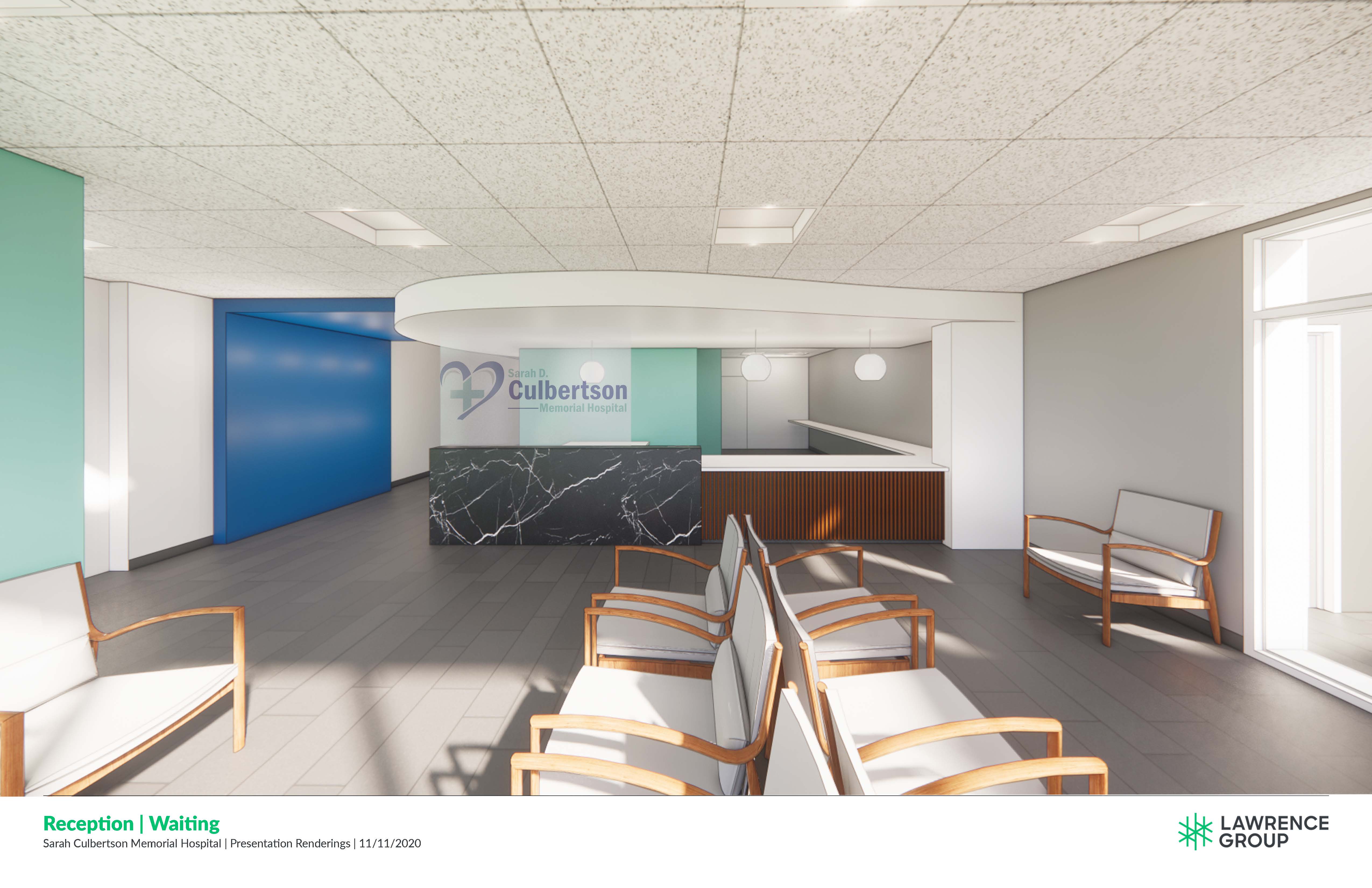 Photograph of 100th Anniversary Renovation Project Waiting & Reception